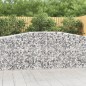 vidaXL Cesti Gabbioni ad Arco 6 pz 400x50x100/120 cm Ferro Zincato vidaXL Cesti Gabbioni ad Arco 6 pz 400x50x100/120 cm Ferro Zincato