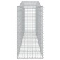 vidaXL Cesti Gabbioni ad Arco 6 pz 400x50x100/120 cm Ferro Zincato vidaXL Cesti Gabbioni ad Arco 6 pz 400x50x100/120 cm Ferro Zincato