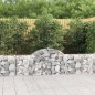 vidaXL Cesti Gabbioni ad Arco 18 pz 200x30x60/80 cm Ferro Zincato vidaXL Cesti Gabbioni ad Arco 18 pz 200x30x60/80 cm Ferro Zincato