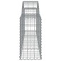 vidaXL Cesti Gabbioni ad Arco 18 pz 200x30x60/80 cm Ferro Zincato vidaXL Cesti Gabbioni ad Arco 18 pz 200x30x60/80 cm Ferro Zincato