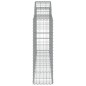 vidaXL Cesti Gabbioni ad Arco 15 pz 200x30x100/120 cm Ferro Zincato vidaXL Cesti Gabbioni ad Arco 15 pz 200x30x100/120 cm Ferro Zincato