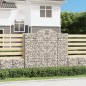 vidaXL Cesti Gabbioni ad Arco 7 pz 200x50x180/200 cm Ferro Zincato vidaXL Cesti Gabbioni ad Arco 7 pz 200x50x180/200 cm Ferro Zincato