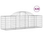 vidaXL Cesti Gabbioni ad Arco 20 pz 200x50x60/80 cm Ferro Zincato vidaXL Cesti Gabbioni ad Arco 20 pz 200x50x60/80 cm Ferro Zincato