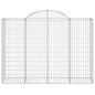 vidaXL Cesti Gabbioni ad Arco 4 pz 200x50x140/160 cm Ferro Zincato vidaXL Cesti Gabbioni ad Arco 4 pz 200x50x140/160 cm Ferro Zincato