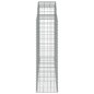 vidaXL Cesti Gabbioni ad Arco 18 pz 200x50x140/160 cm Ferro Zincato vidaXL Cesti Gabbioni ad Arco 18 pz 200x50x140/160 cm Ferro Zincato