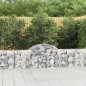 vidaXL Cesti Gabbioni ad Arco 25 pz 200x30x60/80 cm Ferro Zincato vidaXL Cesti Gabbioni ad Arco 25 pz 200x30x60/80 cm Ferro Zincato