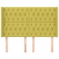 Testiera ad Orecchio Verde 147x16x118/128 cm in Tessuto
