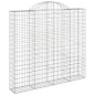 vidaXL Cesti Gabbioni ad Arco 6 pz 200x50x180/200 cm Ferro Zincato vidaXL Cesti Gabbioni ad Arco 6 pz 200x50x180/200 cm Ferro Zincato