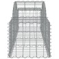vidaXL Cesti Gabbioni ad Arco 6 pz 200x50x40/60 cm Ferro Zincato vidaXL Cesti Gabbioni ad Arco 6 pz 200x50x40/60 cm Ferro Zincato