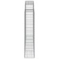 vidaXL Cesti Gabbioni ad Arco 8 pz 200x30x140/160 cm Ferro Zincato vidaXL Cesti Gabbioni ad Arco 8 pz 200x30x140/160 cm Ferro Zincato
