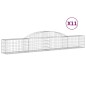 vidaXL Cesti Gabbioni ad Arco 11 pz 300x30x40/60 cm Ferro Zincato vidaXL Cesti Gabbioni ad Arco 11 pz 300x30x40/60 cm Ferro Zincato