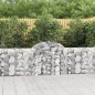vidaXL Cesti Gabbioni ad Arco 25 pz 200x30x80/100 cm Ferro Zincato vidaXL Cesti Gabbioni ad Arco 25 pz 200x30x80/100 cm Ferro Zincato
