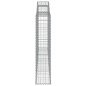 vidaXL Cesti Gabbioni ad Arco 2 pz 300x30x140/160 cm Ferro Zincato vidaXL Cesti Gabbioni ad Arco 2 pz 300x30x140/160 cm Ferro Zincato