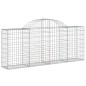 vidaXL Cesti Gabbioni ad Arco 30 pz 200x30x80/100 cm Ferro Zincato vidaXL Cesti Gabbioni ad Arco 30 pz 200x30x80/100 cm Ferro Zincato