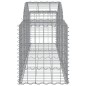 vidaXL Cesti Gabbioni ad Arco 50 pz 200x50x60/80 cm Ferro Zincato vidaXL Cesti Gabbioni ad Arco 50 pz 200x50x60/80 cm Ferro Zincato