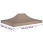 Tetto per Tendone per Feste 4x3 m Grigio Talpa 270 g/m² Tetto per Tendone per Feste 4x3 m Grigio Talpa 270 g/m²