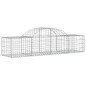 vidaXL Cesti Gabbioni ad Arco 18 pz 200x50x40/60 cm Ferro Zincato vidaXL Cesti Gabbioni ad Arco 18 pz 200x50x40/60 cm Ferro Zincato