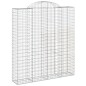 vidaXL Cesti Gabbioni ad Arco 5 pz 200x50x220/240 cm Ferro Zincato vidaXL Cesti Gabbioni ad Arco 5 pz 200x50x220/240 cm Ferro Zincato