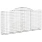 vidaXL Cesti Gabbioni ad Arco 13 pz 300x30x140/160 cm Ferro Zincato vidaXL Cesti Gabbioni ad Arco 13 pz 300x30x140/160 cm Ferro Zincato