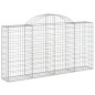 vidaXL Cesti Gabbioni ad Arco 5 pz 200x30x100/120 cm Ferro Zincato vidaXL Cesti Gabbioni ad Arco 5 pz 200x30x100/120 cm Ferro Zincato