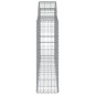 vidaXL Cesti Gabbioni ad Arco 5 pz 200x30x100/120 cm Ferro Zincato vidaXL Cesti Gabbioni ad Arco 5 pz 200x30x100/120 cm Ferro Zincato