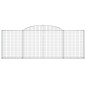 vidaXL Cesti Gabbioni ad Arco 25 pz 300x30x100/120 cm Ferro Zincato vidaXL Cesti Gabbioni ad Arco 25 pz 300x30x100/120 cm Ferro Zincato
