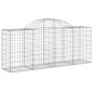 vidaXL Cesti Gabbioni ad Arco 18 pz 200x50x80/100 cm Ferro Zincato vidaXL Cesti Gabbioni ad Arco 18 pz 200x50x80/100 cm Ferro Zincato
