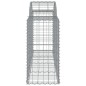 vidaXL Cesti Gabbioni ad Arco 18 pz 200x50x80/100 cm Ferro Zincato vidaXL Cesti Gabbioni ad Arco 18 pz 200x50x80/100 cm Ferro Zincato