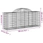vidaXL Cesti Gabbioni ad Arco 18 pz 200x50x80/100 cm Ferro Zincato vidaXL Cesti Gabbioni ad Arco 18 pz 200x50x80/100 cm Ferro Zincato