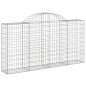 vidaXL Cesti Gabbioni ad Arco 7 pz 200x30x100/120 cm Ferro Zincato vidaXL Cesti Gabbioni ad Arco 7 pz 200x30x100/120 cm Ferro Zincato