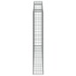 vidaXL Cesti Gabbioni ad Arco 3 pz 300x30x180/200 cm Ferro Zincato