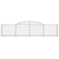 vidaXL Cesti Gabbioni ad Arco 7 pz 300x50x60/80 cm Ferro Zincato vidaXL Cesti Gabbioni ad Arco 7 pz 300x50x60/80 cm Ferro Zincato