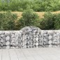 vidaXL Cesti Gabbioni ad Arco 8 pz 200x50x80/100 cm Ferro Zincato vidaXL Cesti Gabbioni ad Arco 8 pz 200x50x80/100 cm Ferro Zincato
