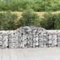 vidaXL Cesti Gabbioni ad Arco 13 pz 300x50x80/100 cm Ferro Zincato vidaXL Cesti Gabbioni ad Arco 13 pz 300x50x80/100 cm Ferro Zincato