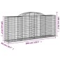 vidaXL Cesti Gabbioni ad Arco 5 pz 300x50x120/140 cm Ferro Zincato vidaXL Cesti Gabbioni ad Arco 5 pz 300x50x120/140 cm Ferro Zincato