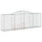 vidaXL Cesti Gabbioni ad Arco 12 pz 300x50x100/120 cm Ferro Zincato vidaXL Cesti Gabbioni ad Arco 12 pz 300x50x100/120 cm Ferro Zincato