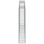 vidaXL Cesti Gabbioni ad Arco 8 pz 300x30x160/180 cm Ferro Zincato vidaXL Cesti Gabbioni ad Arco 8 pz 300x30x160/180 cm Ferro Zincato