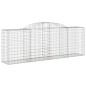 vidaXL Cesti Gabbioni ad Arco 8 pz 300x50x100/120 cm Ferro Zincato vidaXL Cesti Gabbioni ad Arco 8 pz 300x50x100/120 cm Ferro Zincato