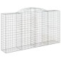 vidaXL Cesti Gabbioni ad Arco 4 pz 300x50x160/180 cm Ferro Zincato vidaXL Cesti Gabbioni ad Arco 4 pz 300x50x160/180 cm Ferro Zincato