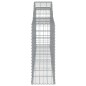 vidaXL Cesti Gabbioni ad Arco 12 pz 300x30x80/100 cm Ferro Zincato vidaXL Cesti Gabbioni ad Arco 12 pz 300x30x80/100 cm Ferro Zincato