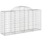 vidaXL Cesti Gabbioni ad Arco 14 pz 200x50x100/120 cm Ferro Zincato vidaXL Cesti Gabbioni ad Arco 14 pz 200x50x100/120 cm Ferro Zincato