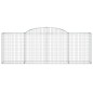 vidaXL Cesti Gabbioni ad Arco 13 pz 300x50x100/120 cm Ferro Zincato vidaXL Cesti Gabbioni ad Arco 13 pz 300x50x100/120 cm Ferro Zincato