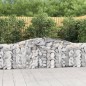 vidaXL Cesti Gabbioni ad Arco 9 pz 400x30x80/100 cm Ferro Zincato vidaXL Cesti Gabbioni ad Arco 9 pz 400x30x80/100 cm Ferro Zincato
