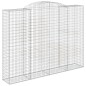 vidaXL Cesti Gabbioni ad Arco 6 pz 300x50x220/240 cm Ferro Zincato vidaXL Cesti Gabbioni ad Arco 6 pz 300x50x220/240 cm Ferro Zincato