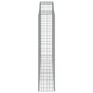 vidaXL Cesti Gabbioni ad Arco 6 pz 300x50x220/240 cm Ferro Zincato vidaXL Cesti Gabbioni ad Arco 6 pz 300x50x220/240 cm Ferro Zincato