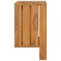 Porta Asciugamani a Parete 35x20x35 cm in Massello di Teak Porta Asciugamani a Parete 35x20x35 cm in Massello di Teak