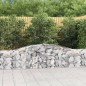 vidaXL Cesti Gabbioni ad Arco 4 pz 400x30x60/80 cm Ferro Zincato vidaXL Cesti Gabbioni ad Arco 4 pz 400x30x60/80 cm Ferro Zincato