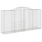 vidaXL Cesti Gabbioni ad Arco 6 pz 300x50x140/160 cm Ferro Zincato vidaXL Cesti Gabbioni ad Arco 6 pz 300x50x140/160 cm Ferro Zincato