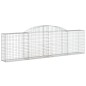 vidaXL Cesti Gabbioni ad Arco 20 pz 300x30x80/100 cm Ferro Zincato vidaXL Cesti Gabbioni ad Arco 20 pz 300x30x80/100 cm Ferro Zincato