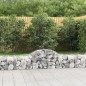 vidaXL Cesti Gabbioni ad Arco 8 pz 200x50x40/60 cm Ferro Zincato vidaXL Cesti Gabbioni ad Arco 8 pz 200x50x40/60 cm Ferro Zincato